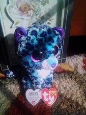 TY BEANIE BOOS - LIZZIE The 6" LEOPARD - CLAIRE'S EXCLUSIVE - MINT With MINT TAG