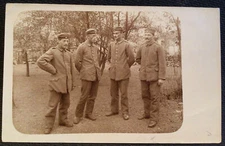 Soldiers Real Photo Germany Vintage Postcard