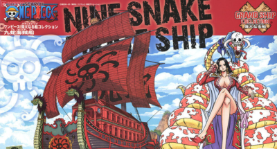 One Piece Model Kit Boa Hancock NIne Snake Pirate GrandShip Coll