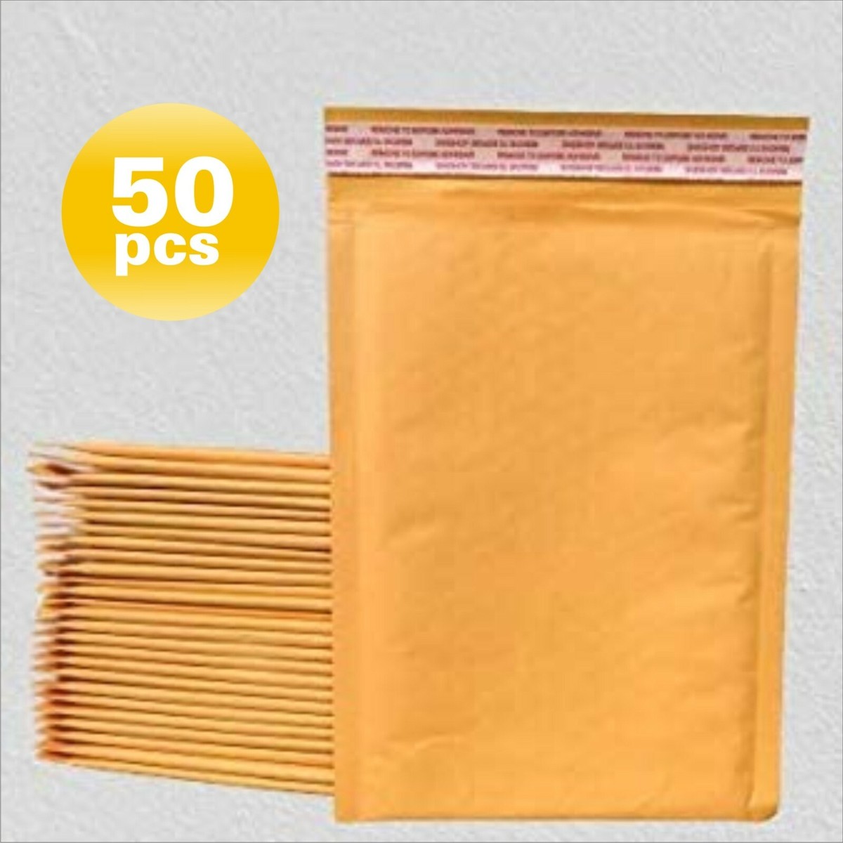 50 #6 Poly Bubble Mailers 12.5 x 19 Shipping Mailing Padded
