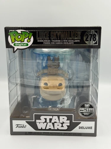 U27659 Funko Pop Grail Digital 278 Star Wars Luke Skywalker Hoth LE 1980 G2U