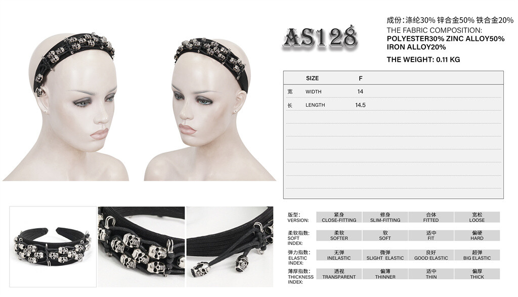 Devil Fashion Black And Silver Skull Gothic Punk Fashion