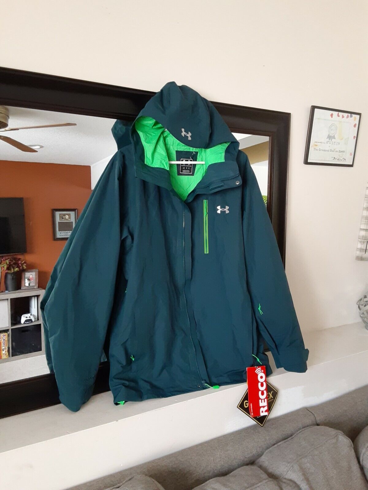 17 Under Armour Ua Cgi Treeburn Gore Tex Jacket Mens L Large Outdoor Ox428 For Sale Online Ebay