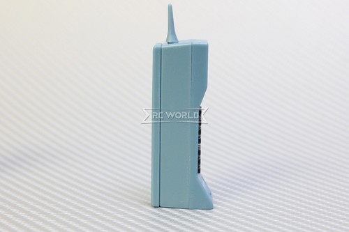 RC 1/6 Scale CELL PHONE Old School Motorola Brick Phone (2pc) -WHITE + BLUE - - Picture 6 of 12