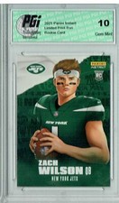 Zach Wilson 2021 Panini Instant #IS-ZW Illustration 1/5278 Rookie Card PGI 10