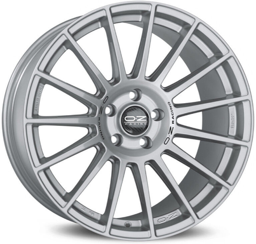 Sommerräder Tesla S Alufelgen OZ Superturismo LM 19 Zoll silber Continental - Bild 1 von 2