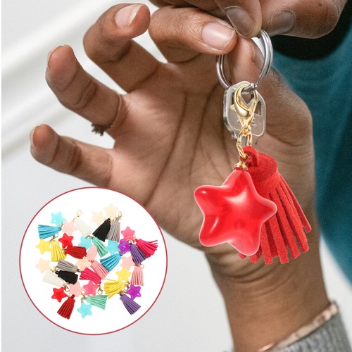 20 Pcs Fünf-Punkte-Star Quaste Hanging Dekoration Handyhüllen-Anhänger