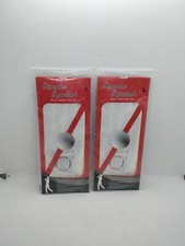 Woman's Simple Symbol Large Leather Golf Right Hand Gloves White 2pack