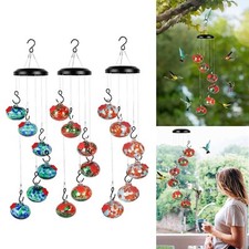Charming Wind Chimes Hummingbird Feeders Window Bird Feeders for Outside Feeders