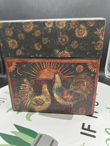 Bob’s Boxes Primitive Rooster Rise & Shine Signed - Picture 3 of 11