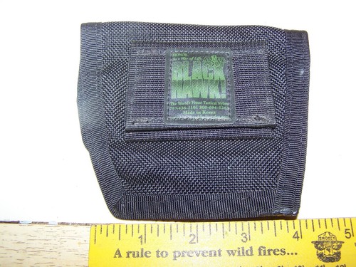 Blackhawk! Black Nylon Handcuff Carrier Pouch Holster Holder Case - Picture 2 of 5