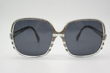 Vintage Sunglasses Renato Balestra RB 1008-553 Clear Gold Square