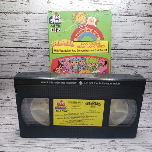 Rainbow Brite - See and Read Volume #2 Educational Video VHS W/Orginal Slipcover - 第 3/8 張圖片