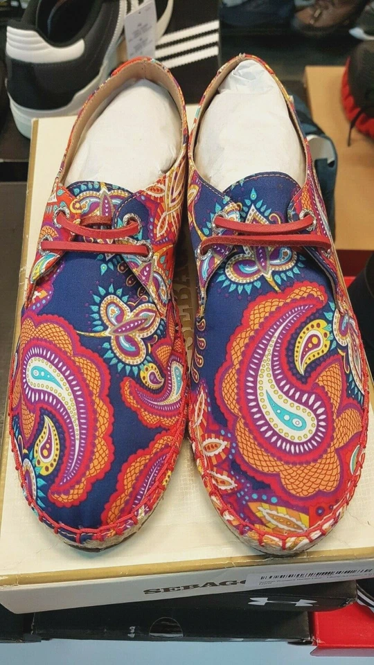 Sebago Women's Persia Print Darien Liberty Art Fabrics Lace up Shoes (US 7) NIB - Image 4 of 4