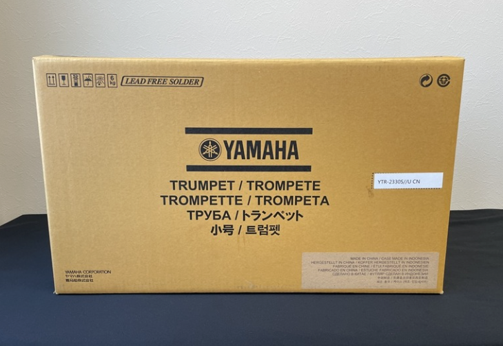 YAMAHA YTR-2330 Trumpet Standard Gold Bb w/Case Tracking New