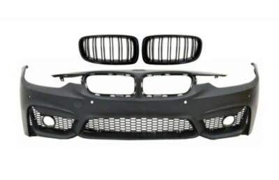 Doppelte Streifen Stoßfänger Für BMW Serie 3 F30 F31 11-18 M3 Sport EVO Design