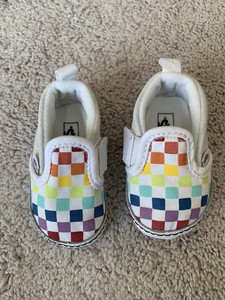 vans checkered infant