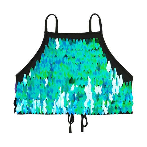 Womens Tank Vest Belly Dance Womens Top Sparkle Dance Cami Dancewear Shirts - Picture 12 of 39