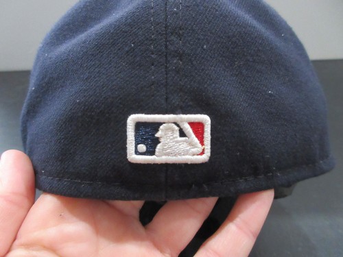 Cappello berretto New York Yankees aderente uomo 7 3/8 blu bianco MLB baseball logo nuova era - Foto 6 di 8
