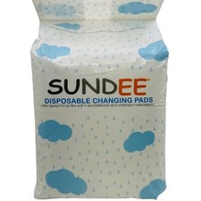 Baby Disposable Changing Pad, Soft Non-Woven Fabric Breathable Waterproof 50 ct
