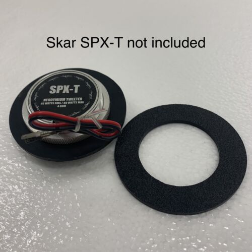 Anillos de altavoz de plástico de 1/8"" para tweeters de 3"" estilo B SKAR AUDIO SPX-T y TWS-01 - Imagen 2 de 5