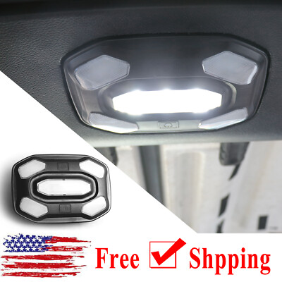For Jeep Wrangler JL 4XE 2018+ 2/4Dr Car Front Overhead LED Map Ceiling Light