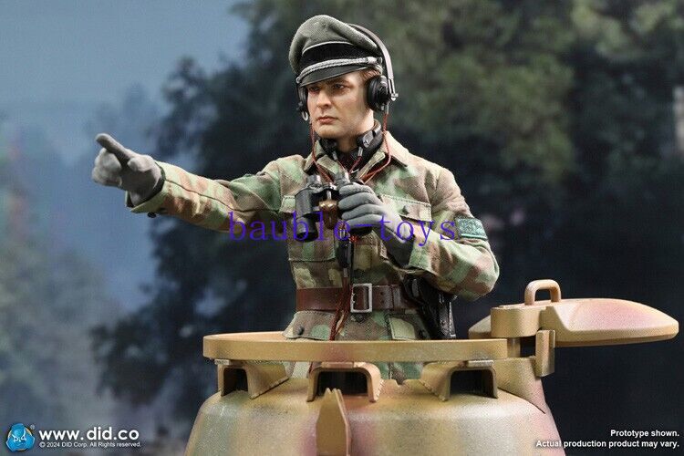 1/6 DID D80176 German Panzer Commander – Max Wunsche Action 1/6 DID D80176 German Panzer Commander – Max Wunsche Action