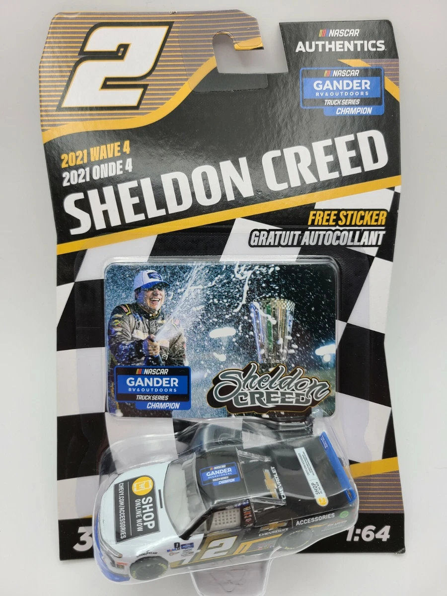 NASCAR AUTHENTICS SHELDON CREED 2021 WAVE 4 TRUCK SERIES CHAMPION FREE SHIPPING