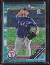 2019 Bowman #BCP-75 Cole Winn Chrome Prospects Aqua Shimmer Refractor #/125
