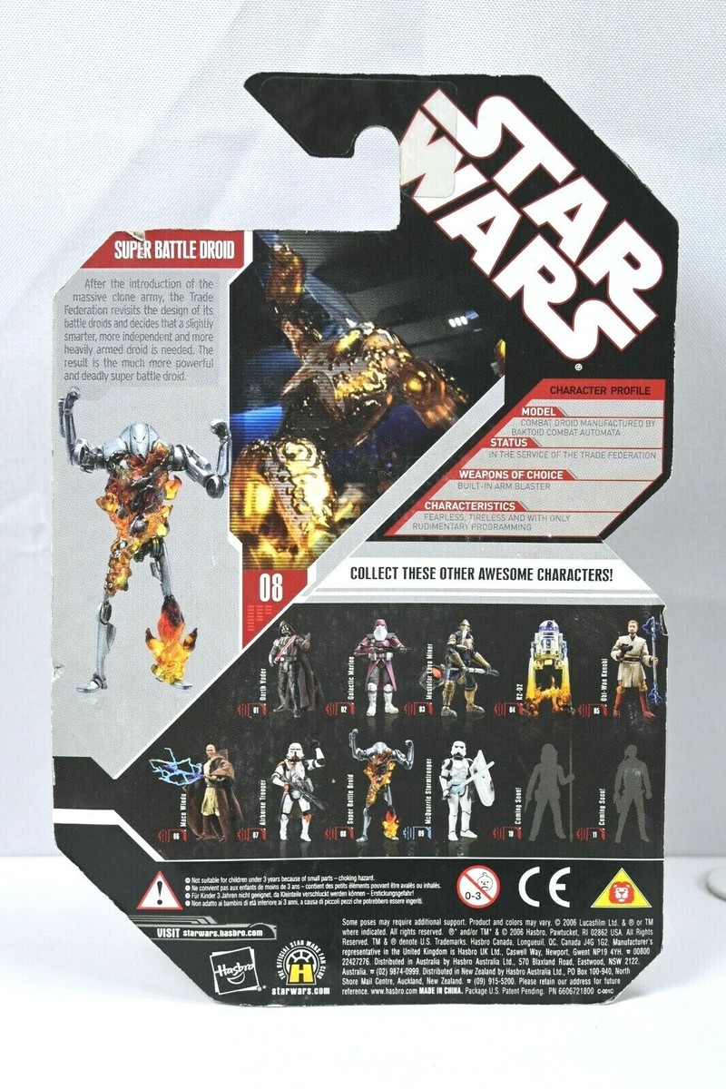 Star Wars Super Battle Droid 30 77-07 Revenge of the Sith with
