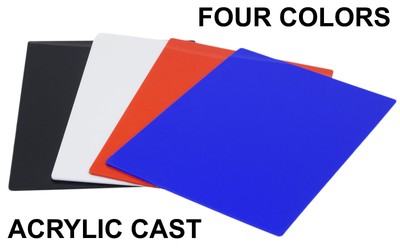 White Acrylic Plexiglass Sheet 1//8/" x 11.5/" x 8.25/"