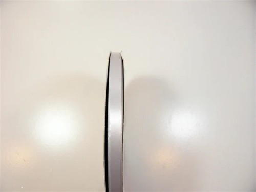 Millennium Silver Single-Face Satin Ribbon 3/8 inch wide x 10 yards Schiff B52 - Picture 5 of 5
