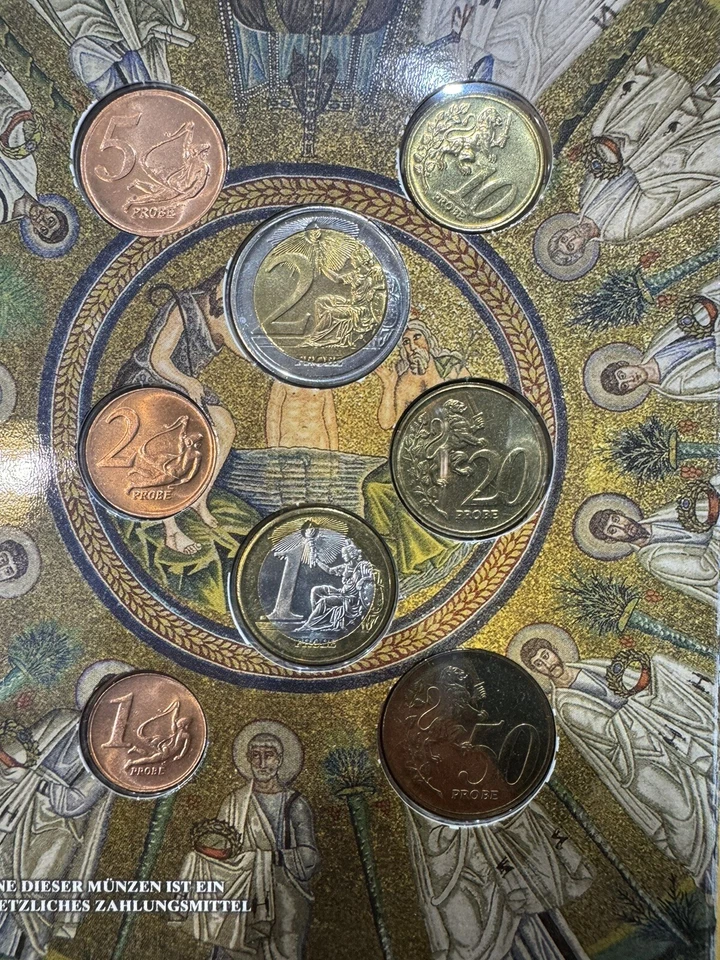 Rare pièce D’essai Vatican 2005 de collection. 5 Centimes à 2 Euros. - Photo 4/4