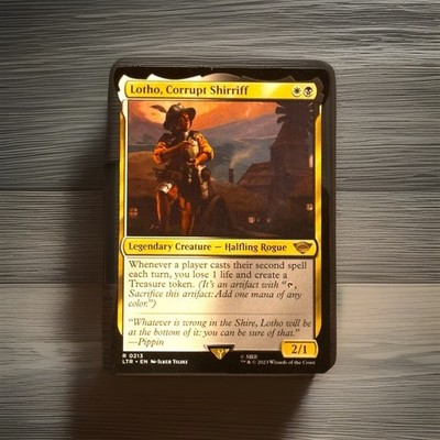 MTG Lotho Corrupt Shirriff Lord of the Rings: Tales of Middle-Earth Regular Card