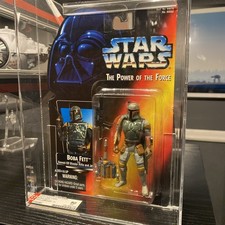 Star Wars 1995 Red Card Wave Boba Fett Full Circles .01 AFA 80