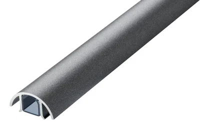 ALUNOVO Mini Design Aluminium Kabelkanal Gusseisen matt Feinstruktur 20cm-196 cm - Bild 1 von 2