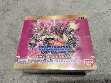 Digimon Great Legend Neu Sealed Booster Box 2021 Trading Cards