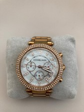 Michael Kors MK5491 Parker Chronograph Ladies Wristwatch - Mother of Pearl/Rose