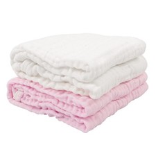 Baby Bath Towels 2 Pack, 100 Muslin Cotton Hooded Towel for Newborn,Toddler,...