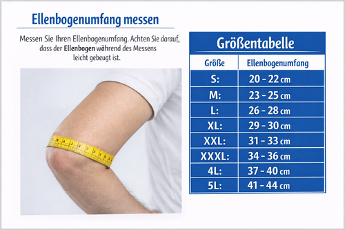 LOREY - Ellenbogenbandage mit Nanopartikel-Veredelung, Ellenbogenstütze - Afbeelding 3 van 10