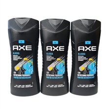 3 Pack AXE body wash ALASKA Ocean Air & Berga...