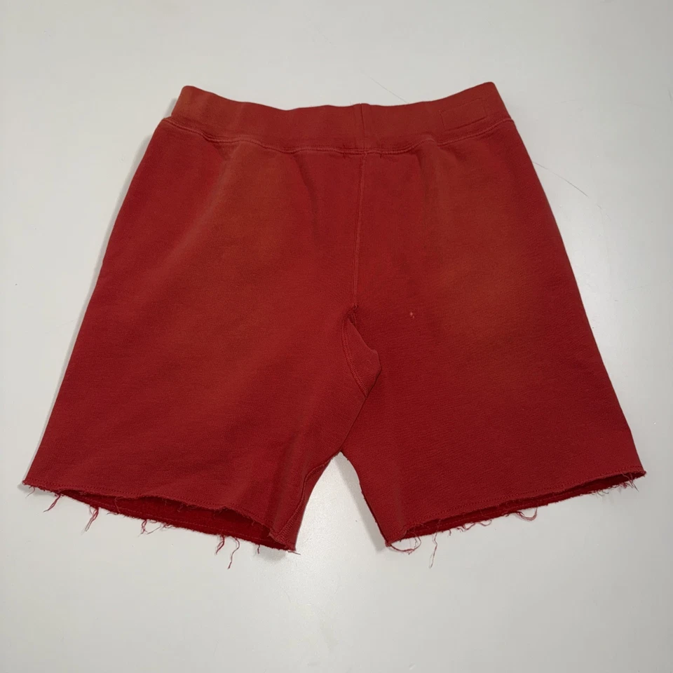 Polo Ralph Lauren Sweat Shorts Men’s Large Red Faded Tiger Logo - Image 2 of 4