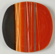 Home Trends Bazaar Red Salad Plate 8402626