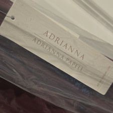 Adrianna Papell Womens Burgundy Floral Off Shoulder Ruched Sleeveless Midi Dress