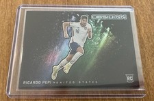 2021-22 Ricardo Pepi Panini Obsidian Black Colorblast #4 Rookie Card USA. rookie card picture