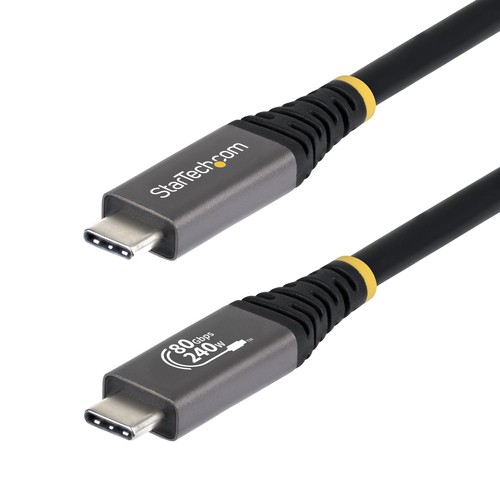 Startech  1M 3.3Ft Usb4 Cable 80Gbps Usb-If Certified Usb-C Cable 240W 8K 120Hz/