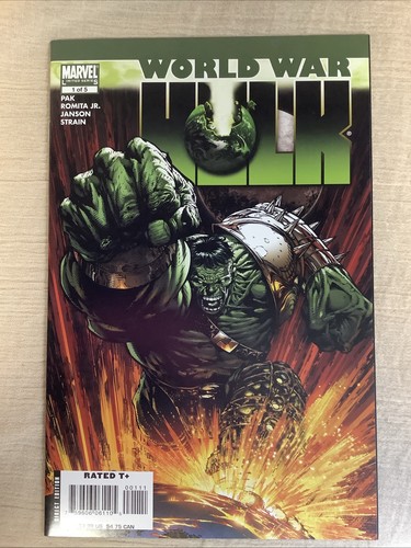 WORLD WAR HULK #1 of 5 (Marvel Comics 2007) David Finch Cover A 1st Print