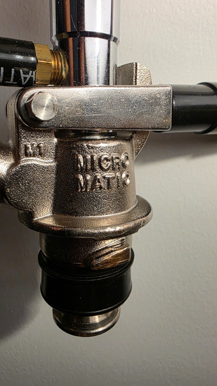 Micro Matic Beer Dispensing Keg Tap Pump Stainless Original 3/16” ID 7/16” OD