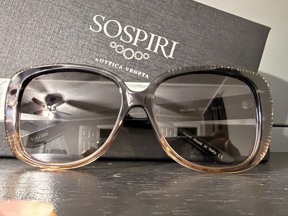 Auténticas gafas de sol italianas hechas a mano Sospiri - Modelo Valeria - 56-15-140 Foto 3 de 4