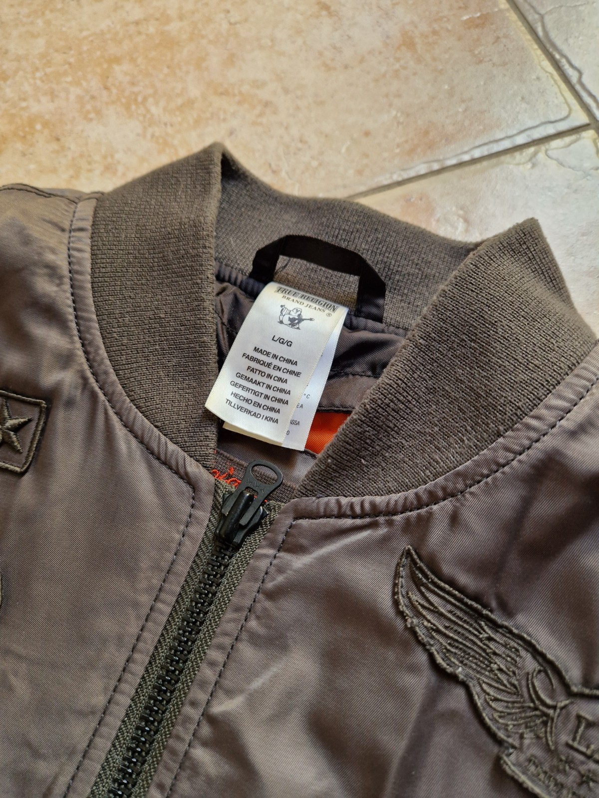 True Religion Bomber Jacket - Size L thumbnail 7